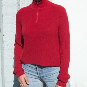 Brandy Melville 1/4 Zip Sweater